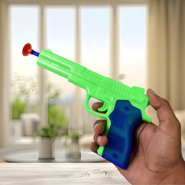 Medium Size Plastic 1 Gun with 5 Soft Suction Dart Bullets (1 Set) - Image 4