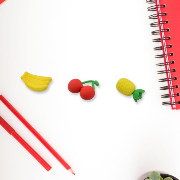 Mix Design Fancy & Stylish Colorful Erasers (1 Set / 3 Pc Set) - Image 4