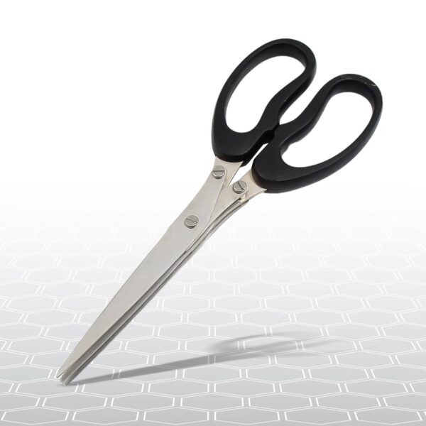 Multifunction Vegetable Stainless Steel Herbs Scissor With 3 Blades (1 Pc) - Image 6