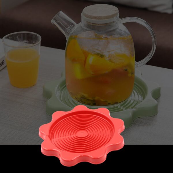 Multifunction Place mats Waterproof Anti-Slip at Insulation Table Mats Thermos Bottle Cup Mat Cup Coaster Kitchen Accessories, Home Thermos Kettle Pad, Heat Proof Pad Heat Insulation Pad (23×23 CM) - Image 5