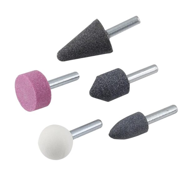 Abrasive Mounted Stone Grinding Wheel Head Grinding Burr Wheel Rotary Tools Set 5 Pcs - Image 5