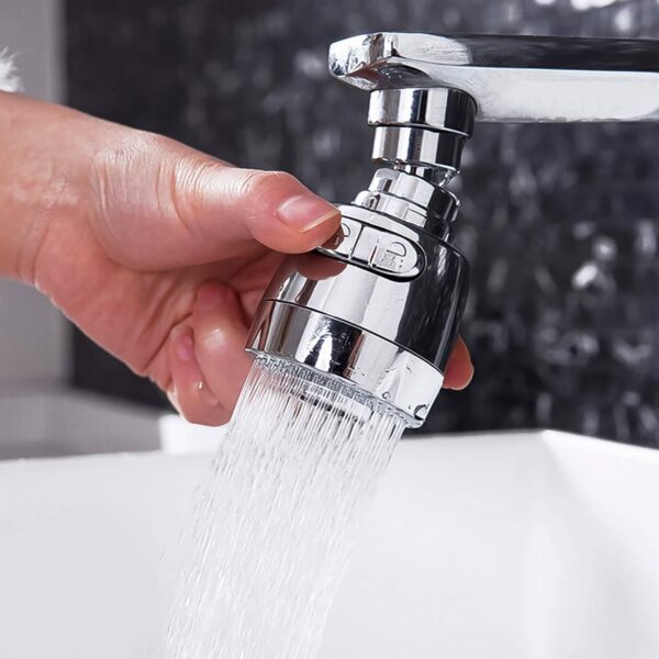 Faucet Kitchen Water Pressure Booster 360 Rotatable Sink head - Image 3