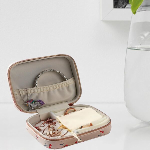 Jewelry Travel Organizer Case (1 Pc / Mix Design) - Image 3