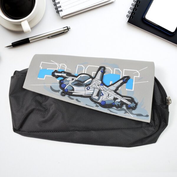 Pencil Pouch With Zipper, Students Pencil Case Large Capacity, Makeup Pouch, Stationery Bag (1 Pc/ 2 Compartment)