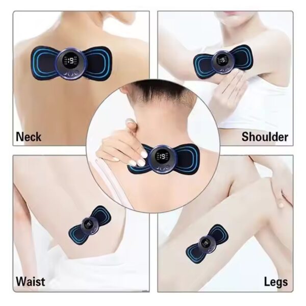 Butterfly Electric Neck Massager Cordless Full Body Massage With Remote Controller (1 Pc) - Image 4