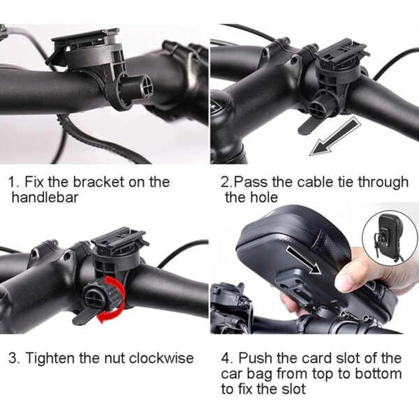 Shelf Waterproof Bike Phone Holder Wall Motorcycle (1 Pc) - Image 4