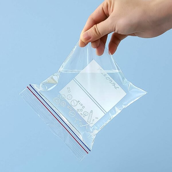 Small Food Seal Bag | Transparent Fresh Food Bags (20 Pcs Set) - Image 3