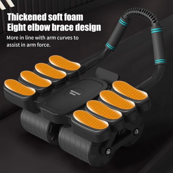 Automatic Rebound Abdominal Wheel with 8 Elbow Supports (1 Pc) - Image 6