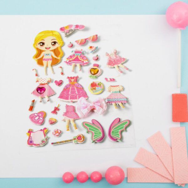 Multipurpose Adhesive 3D Stickers (1 Sheet /15×10 Cm) - Image 3