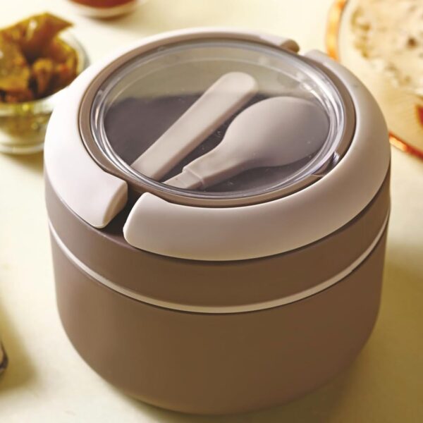 Ganesh Cresta Food Insulated Airtight Leak-Proof Lunch Box With Spoon for Office, School, Picnic (1Pc) - Image 5
