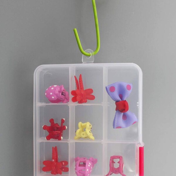 15 Grids Jewelry Organizer Plastic Jewelry Organizer Box Clear Jewelry Organizer Box Plastic Bead Organizers with Adjustable Dividers for Herbs Pills Bead, Jewelry, and Other Small Item (1 Pc) - Image 3