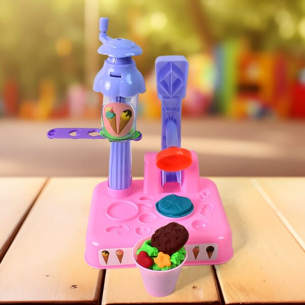 Scoop and Play Set, Color Dough for Kids Play Toys, Ice Cream Maker Machine (36 Pcs Set) - Image 4