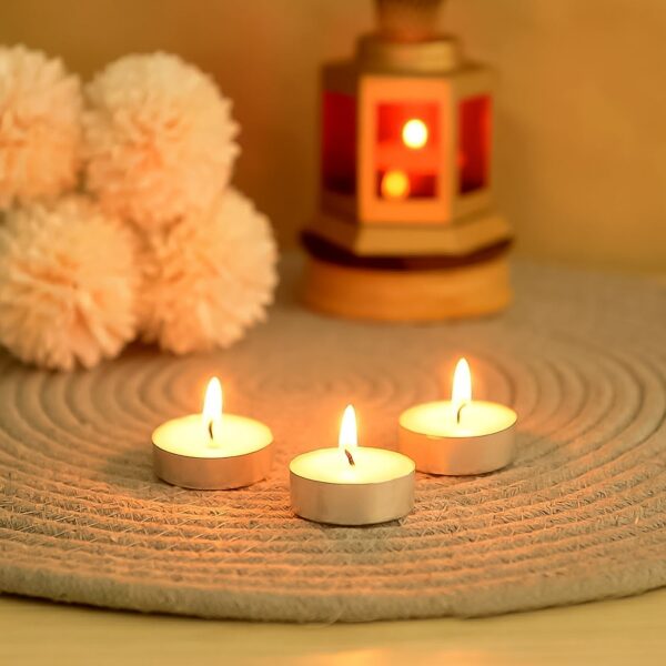 Tealight Candles Set, Smokeless Candles (10 Pcs set) - Image 6