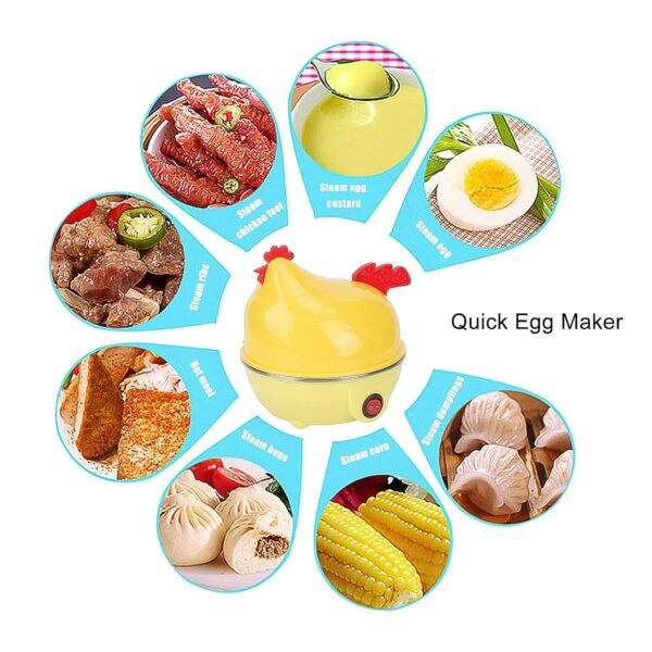 Electric Egg Boiler, Chicken Shaped Egg Kettle / Cooker (1 Pc) - Image 6