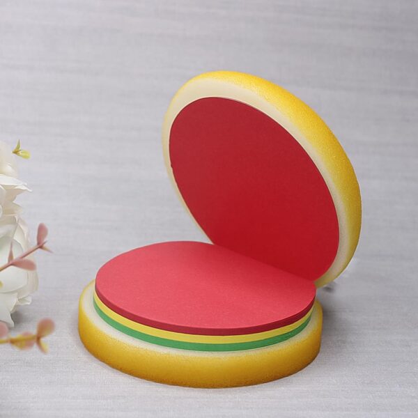 Burger Shaped Note  /  Sticky Notes  /  Memo Notes, Unique Mini Notes (Multicolor) - Image 4