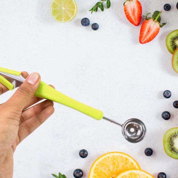 Professional 3 in 1 Stainless Steel Watermelon Cutter Fruit Carving Tools Set (1 Set) - Image 6