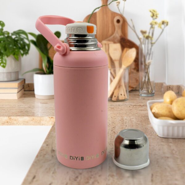 Stainless Steel tumblers 316 Stainless Steel, Vacuum Insulated Cup / Bottle, Portable Travel Kettle / Water Bottle with Handle, Outdoor Large Capacity Sports Kettle Cups / Bottle (1300 ML) - Image 5