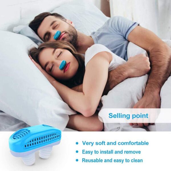 2 in 1 Anti Snoring and Air Purifier Nose Clip Anti Snoring Device (1 Pc / With Plastic Case) - Image 6