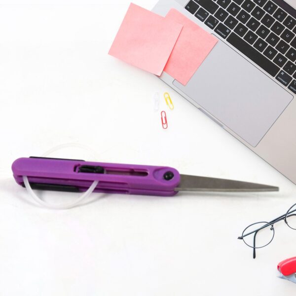 Pen Cut Compact Scissors in Pen Format, Pen-Style Portable Travel Scissors (1 Pc) - Image 6