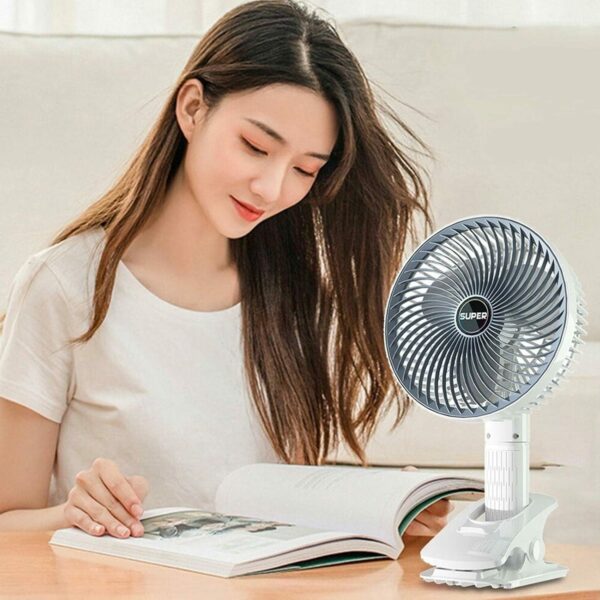 Multifunctional USB Desk Fan Clipped Fan / Plug & Play Fan (1 Pc / With Brown Box / On / Off Switch Not Provided) - Image 7