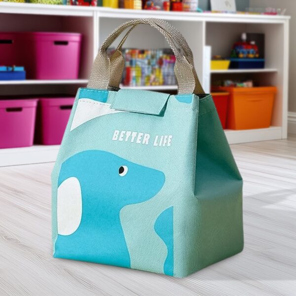 Lunch Box Bag for Women Men Insulated Lunch Bag With Zipper (1 Pc / Mix Design & Color) - Image 6