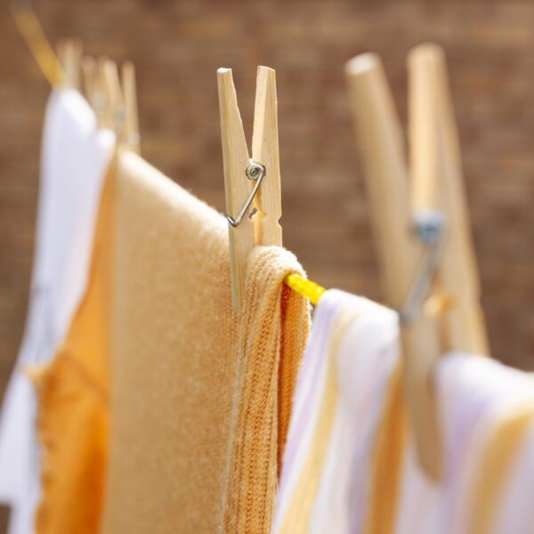 Heavy Duty Bamboo Wooden Cloth Clips / Pegs (10 Pcs Set) - Image 4