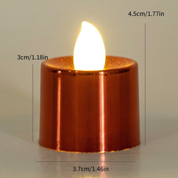 Electrical Candles Diya LED Tea Light (6 Pcs Set) - Image 6