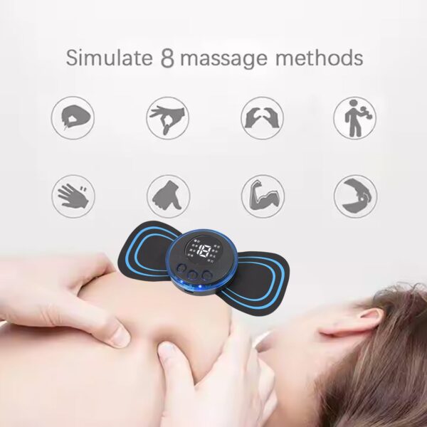 Butterfly Electric Neck Massager Cordless Full Body Massage With Remote Controller (1 Pc) - Image 6