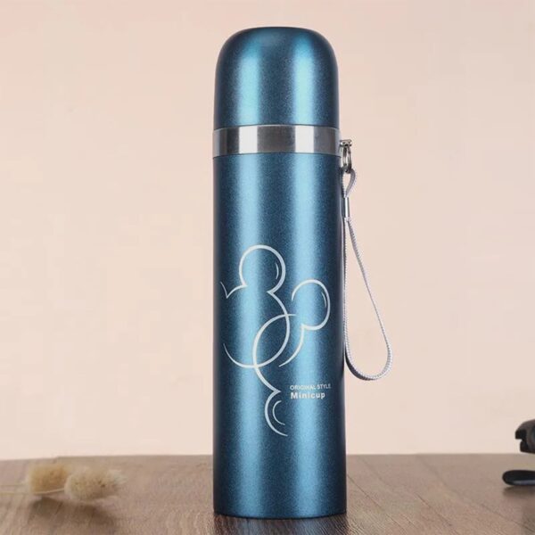 Stainless Steel Thermal mug / Water Bottle, vacuum flask (500 ML / 1 Pc / Mix Color) - Image 4