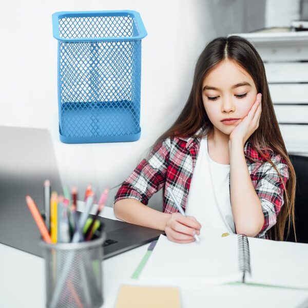 Pen Holder for Desk, Metal Mesh Holder (1 Pc) - Image 4