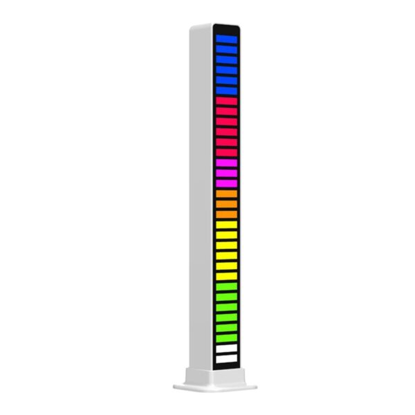 Rhythm Lights, AGC Automatic Gain Control 32 Colorful RGB Light Adjustable Pickup Rhythm Lights, RGB LED Voice-Activated Rhythm Light Car Home Sound Control Ambient Light (1 Pc) - Image 4