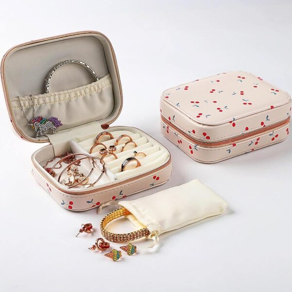 Jewelry Travel Organizer Case (1 Pc / Mix Design) - Image 4