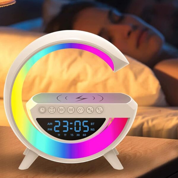 G Lamp Speaker - 3-in-1 Bluetooth Speaker with Fast Wireless Charging (1 Pc) - Image 6