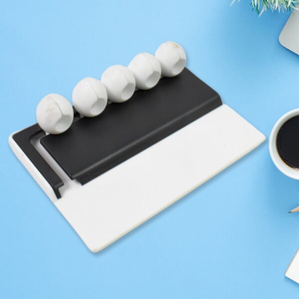 5 Slots Adhesive Desk Cable Cord Holder for Charging Cable (1 Pc / Mix Color) - Image 5