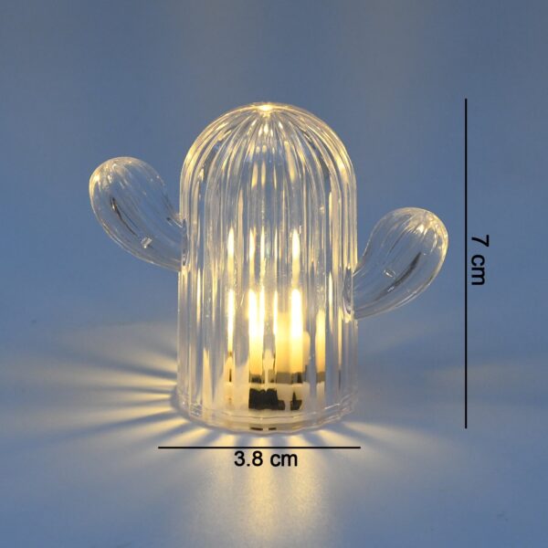Cute Cactus LED Night Light (Cactus / 4 Pcs Set) - Image 6