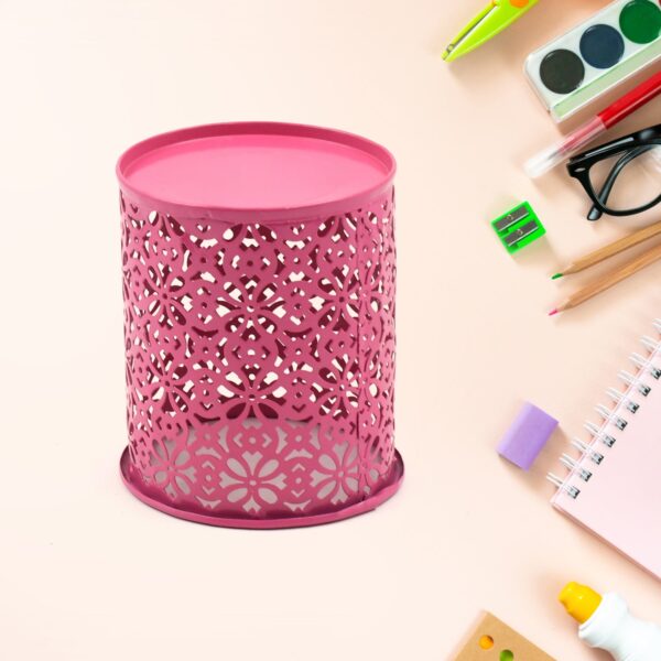 Pen Holder Office Desk Metal Mesh Pen Stand (1 Pc) - Image 4