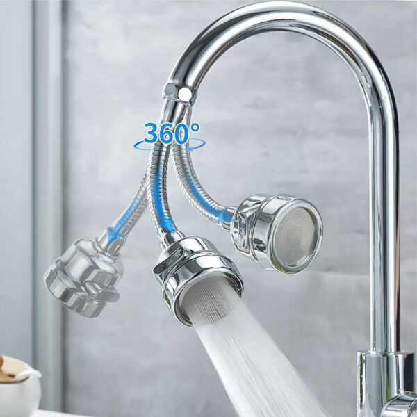 Stainless Steel Water Faucet Sprayer Head (1 Pc / 8 Inch) - Image 6