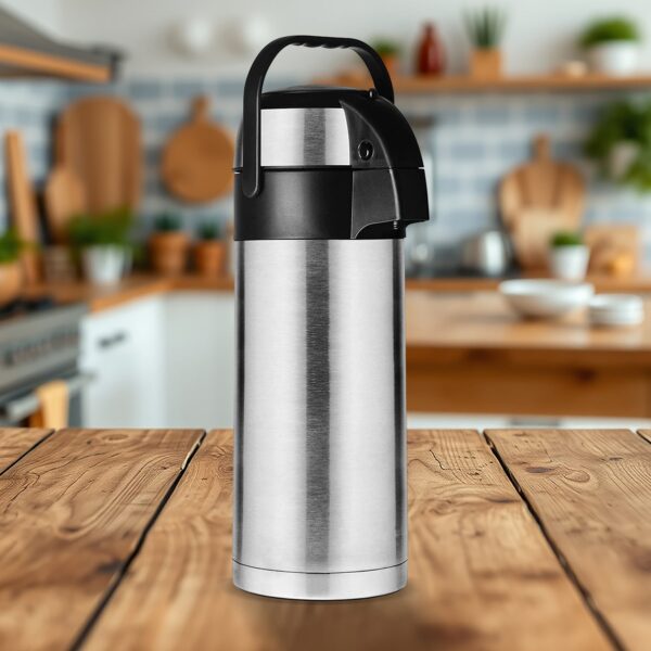 Beverage Dispenser Stainless Steel for Serving Tea and Coffee, Thermos steel (4000 ML) - Image 6