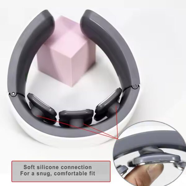 6 Heads Smart Electric Neck and Back Pulse Massager Wireless (1 Pc) - Image 3