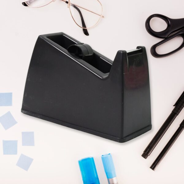 Plastic Tape Dispenser Cutter for Home Office use (1 pc / Big / Mix Color) - Image 6