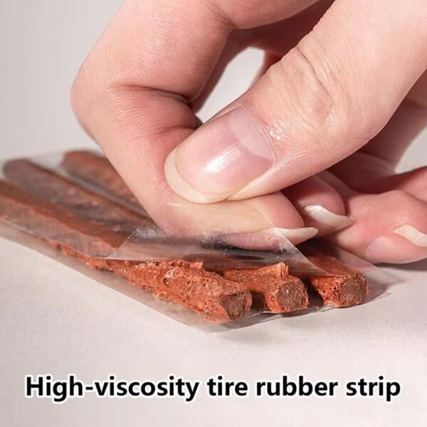 Tyre Puncture Repair Kit with 3 Seal Strips (5 Pcs Set) - Image 4