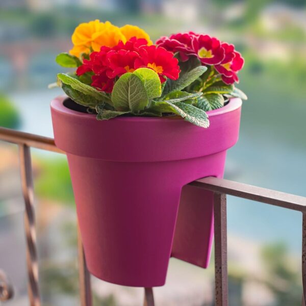 Creative Flower pot Balcony Flower Pot Holder (2 Pc) - Image 4