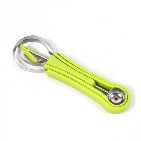 Professional 3 in 1 Stainless Steel Watermelon Cutter Fruit Carving Tools Set (1 Set) - Image 5