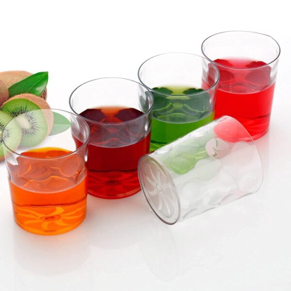 Magic Glass Clear Glass Bubble Water Juice Glasses (6 Pcs Set) - Image 5