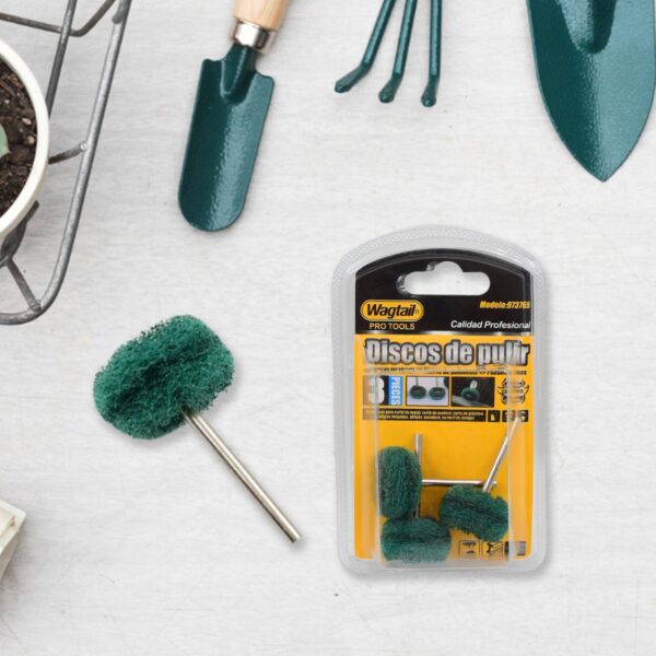 Abrasive Buffing Polishing Wheel Set (3 Pcs) - Image 4