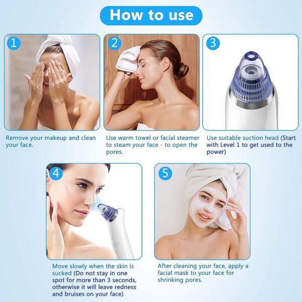 Vacuum Suction Tool with 4 Suction Head for Men and Women (Multi-Color / 1 Set) (batteries not included) - Image 3