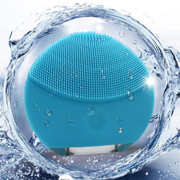 Silicone USB Facial Cleansing Brush and Face Massager (1 Pc) - Image 3