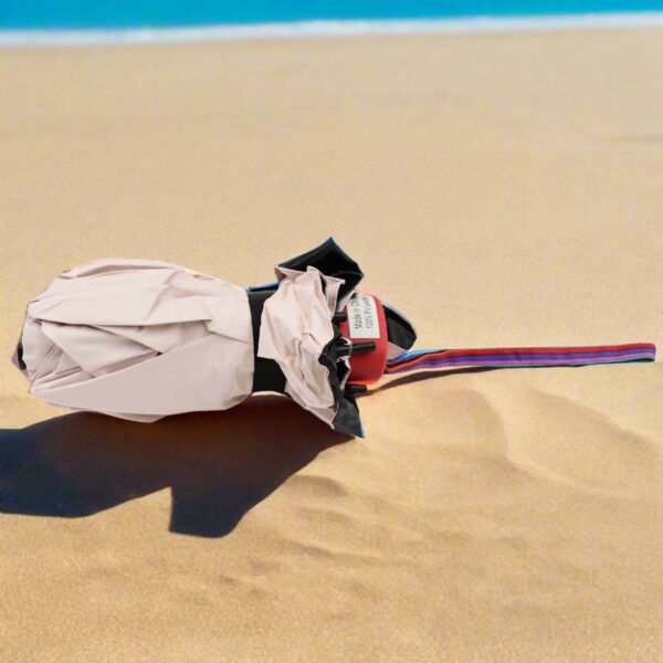 3-Fold Sun & Rain Protective Solid Foldable Umbrella (1 Pc) - Image 3