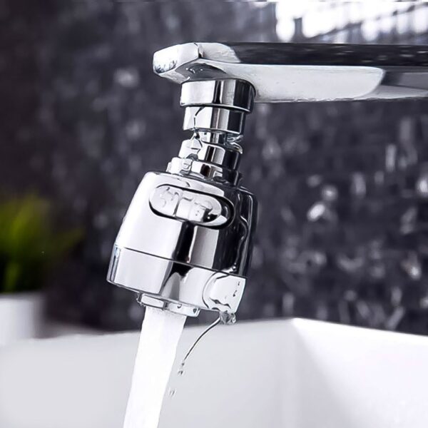 Faucet Kitchen Water Pressure Booster 360 Rotatable Sink head - Image 4