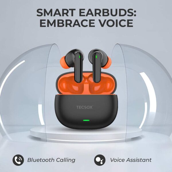 AudioX Bluetooth Earbuds, 40 Hr | Powerful Bass (1 Pc) - Image 4